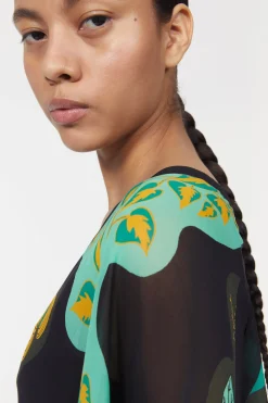 Agave Leaf Caftan Rodebjer