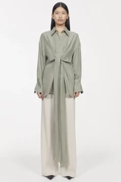 Almond Peach Twill Shirt Rodebjer