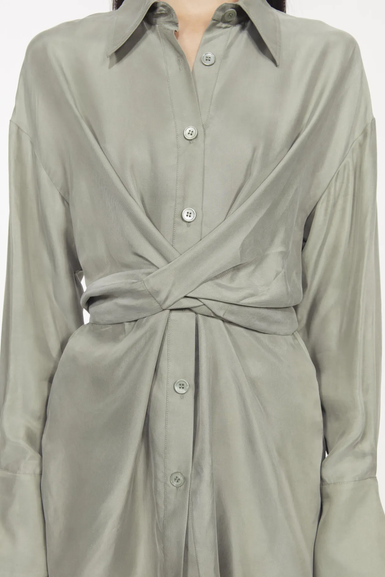 Almond Peach Twill Shirt Rodebjer