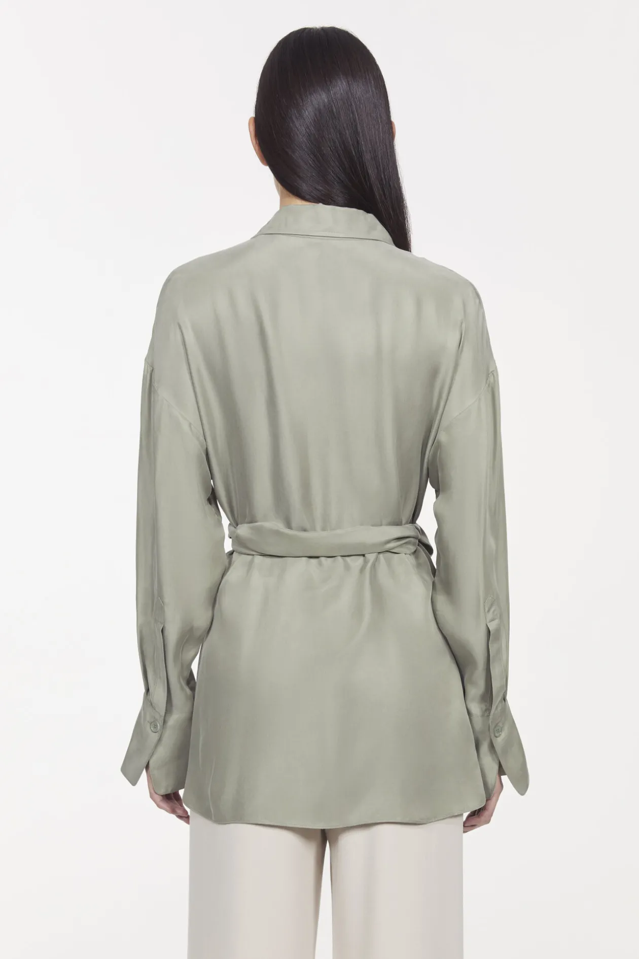 Almond Peach Twill Shirt Rodebjer