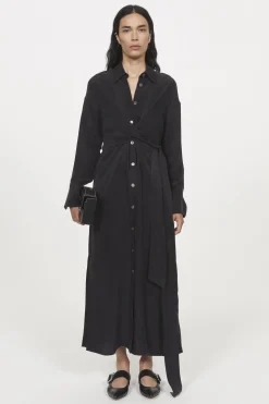 Apple Peach Twill Dress Rodebjer