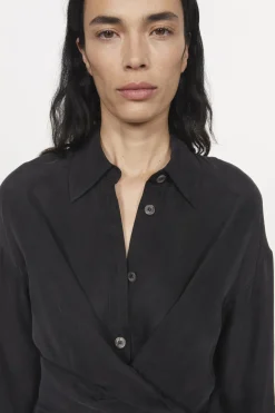 Apple Peach Twill Dress Rodebjer