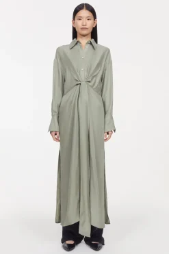 Apple Peach Twill Dress Rodebjer