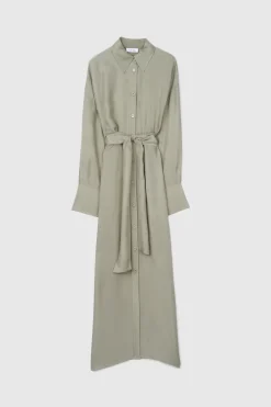 Apple Peach Twill Dress Rodebjer