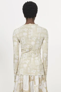 Columbina Sketchbook Jersey Top Rodebjer