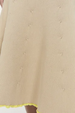 Fly Rib Knitted Skirt Rodebjer