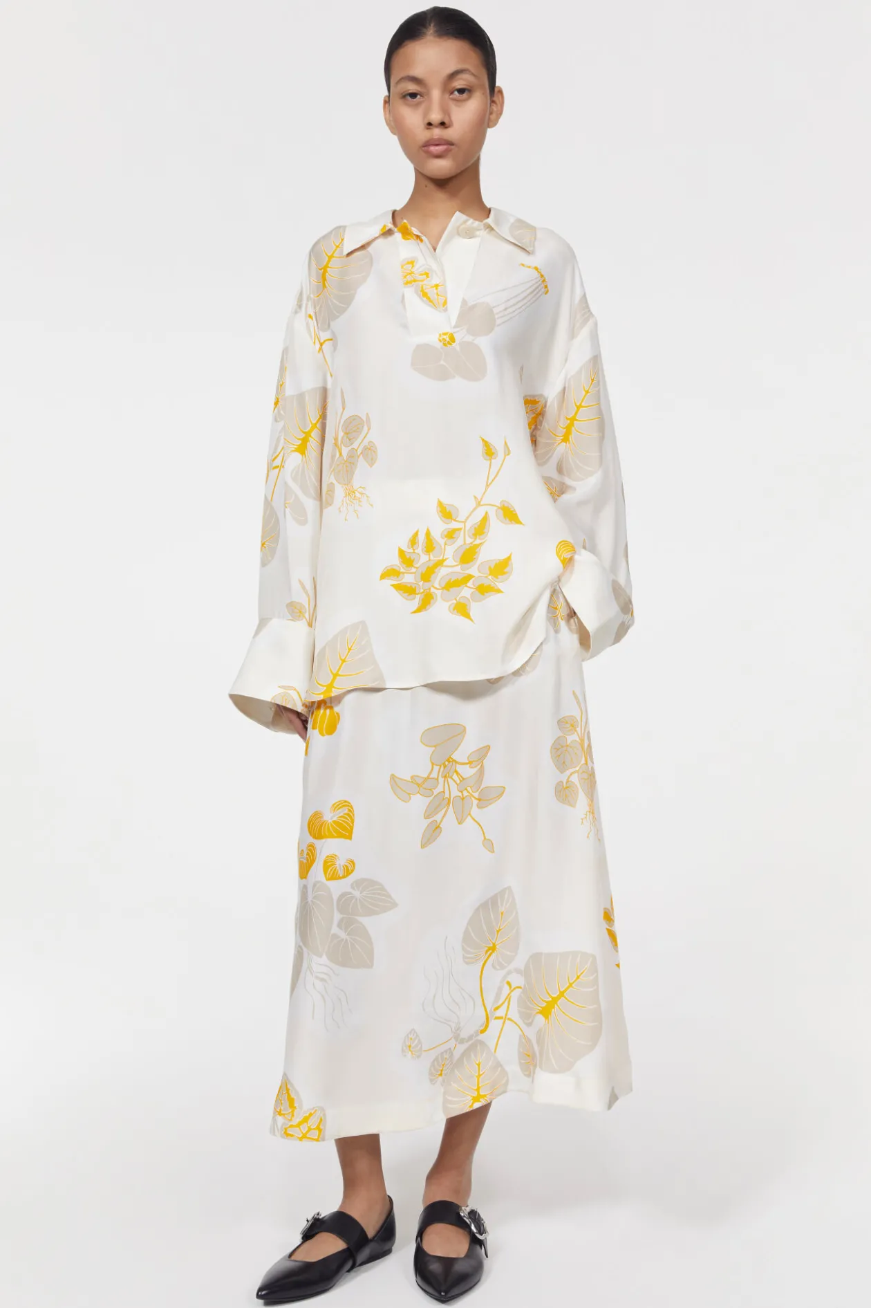 Sunshine Leaf Shirt Rodebjer