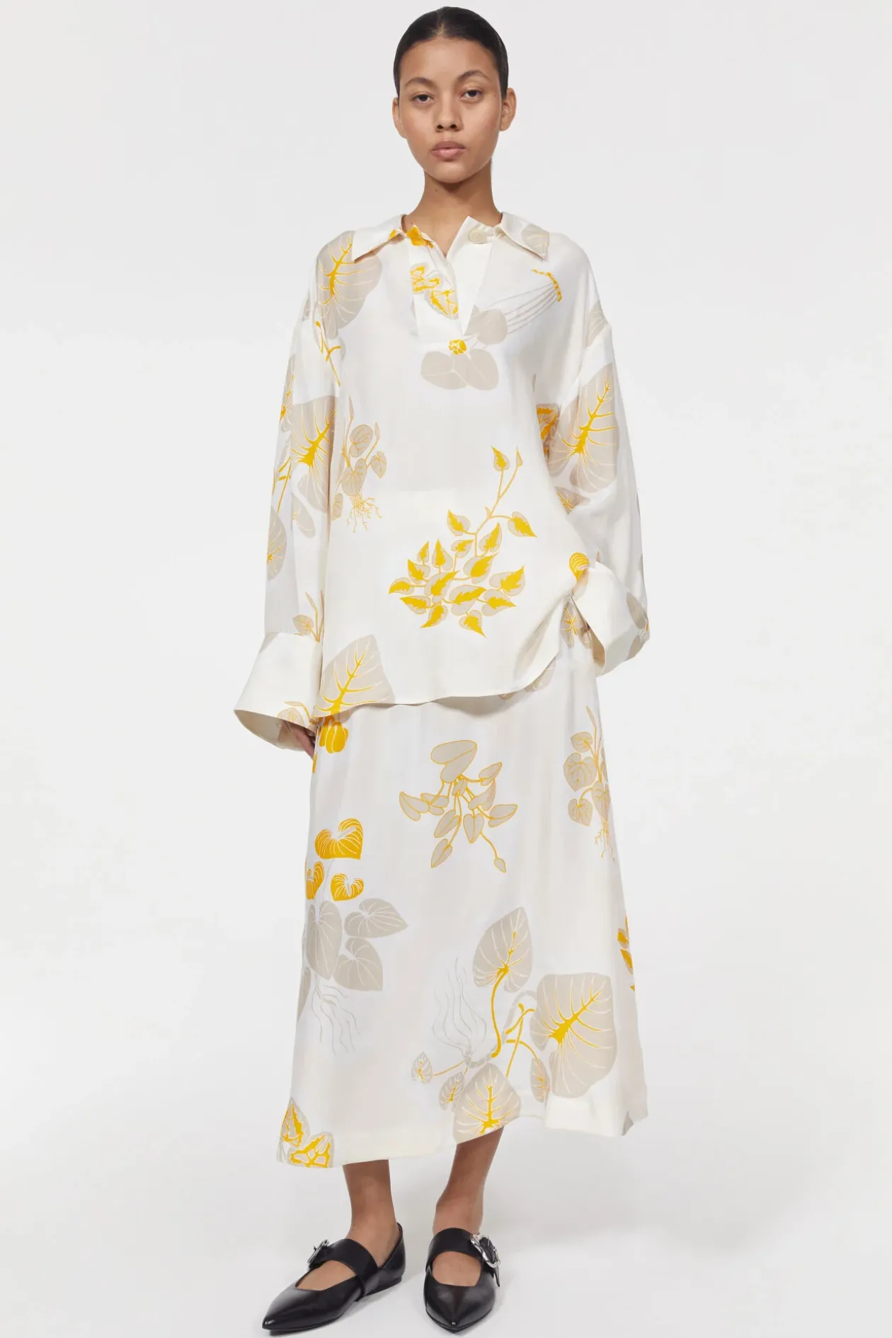 Sunshine Leaf Shirt Rodebjer