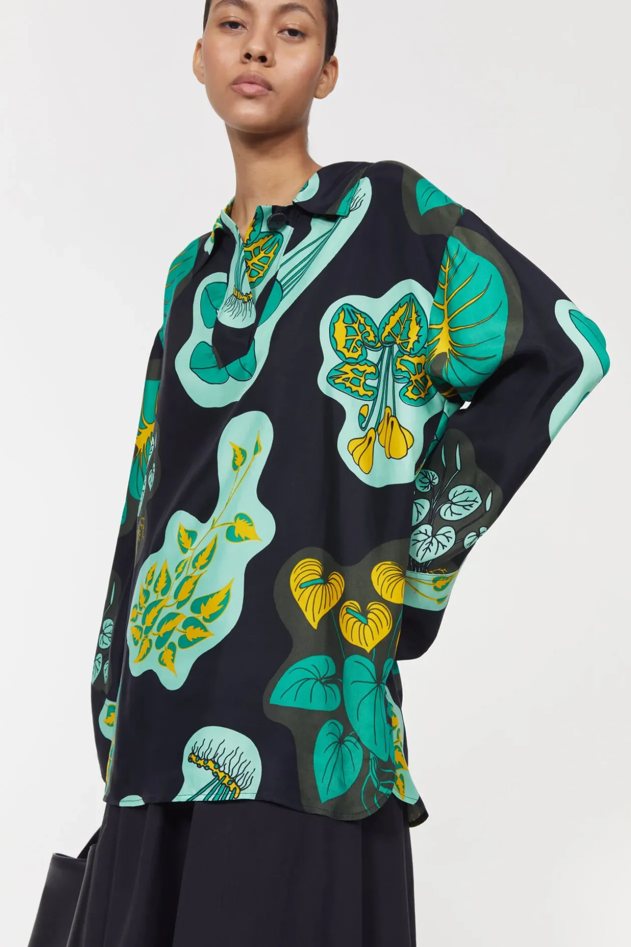 Sunshine Leaf Shirt Rodebjer